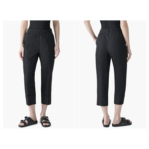 AKRIS Punto Pants Farell Cuffed Wool Crop Capsule Wardrobe Size 6 New FLAW